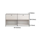 Sideboard in acciaio inossidabile in stile contemporaneo