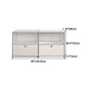 Sideboard in acciaio inossidabile in stile contemporaneo