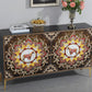 Glam Sideboard Engineered Wood Sideboard with Doors for Living Room Clearhalo 'buffet_sideboard' 'Buffets & Sideboards' 'furn' 'furn_buffet_sideboard' 'Furniture' 'Kitchen & Dining Furniture' 5494331