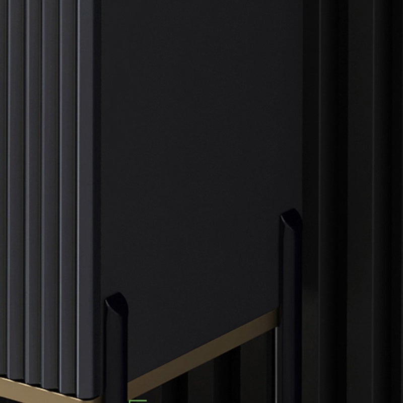 Glam Style Buffet Sideboard Sintered Stone Top Server with Door and Drawer for Home Use Clearhalo 'buffet_sideboard' 'Buffets & Sideboards' 'furn' 'furn_buffet_sideboard' 'Furniture' 'Kitchen & Dining Furniture' 5494390