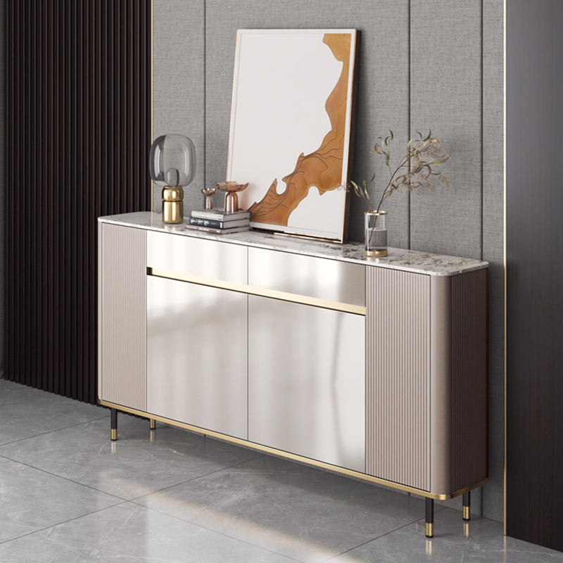 Armadio da cucina in pietra sinterizzato in stoccaggio di lusso per casa