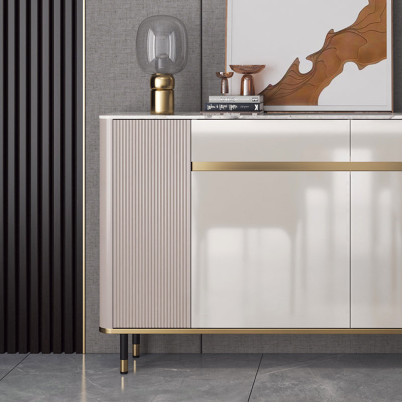 Armadio da cucina in pietra sinterizzato in stoccaggio di lusso per casa