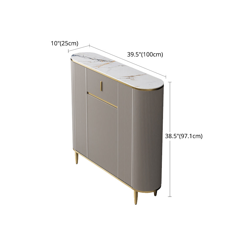 Armadio da cucina in pietra sinterizzato in stoccaggio di lusso per casa