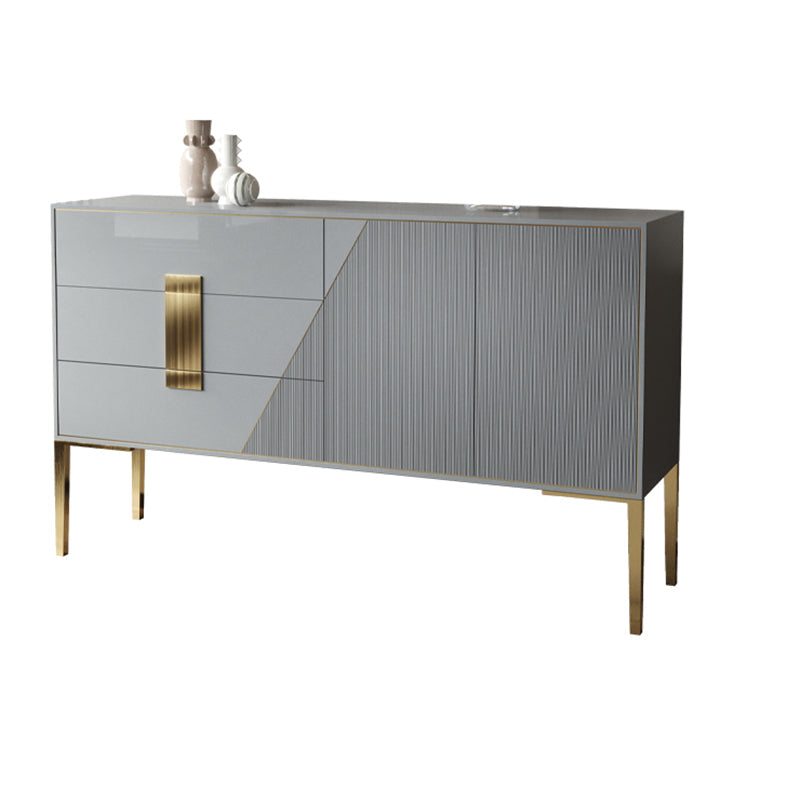 Rectangle Home Sideboard Luxury Cabinet with Drawers and Doors Clearhalo 'buffet_sideboard' 'Buffets & Sideboards' 'furn' 'furn_buffet_sideboard' 'Furniture' 'Kitchen & Dining Furniture' 5494485