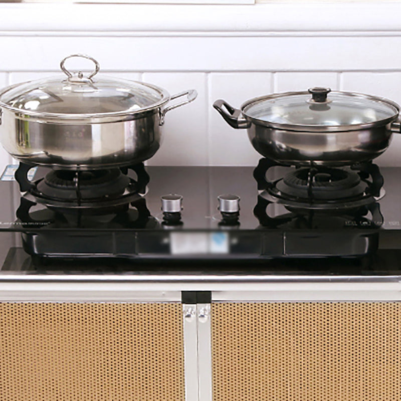 47.5"L Modern Style Sideboard with Metal Cabinets Door Sideboard for Kitchen Dining Room Clearhalo 'buffet_sideboard' 'Buffets & Sideboards' 'furn' 'furn_buffet_sideboard' 'Furniture' 'Kitchen & Dining Furniture' 5494502