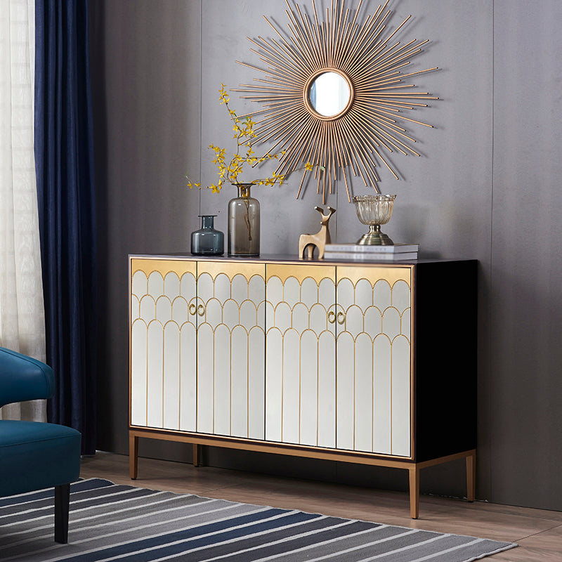 Server glam in legno top cucina server a buffet per soggiorno per soggiorno