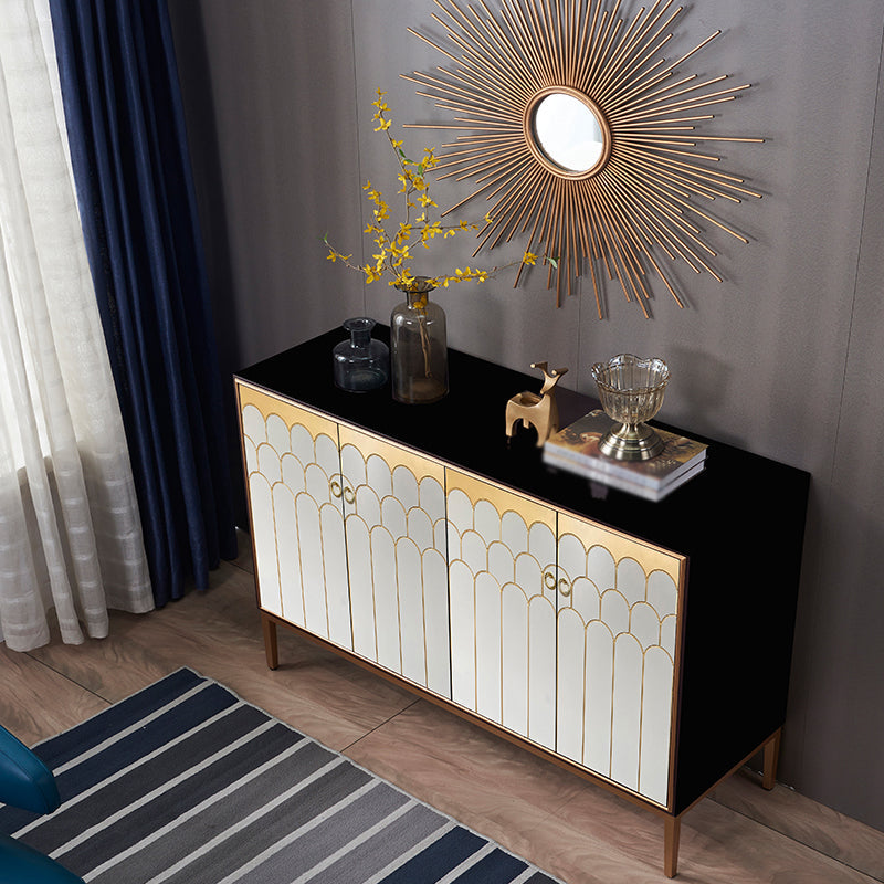 Server glam in legno top cucina server a buffet per soggiorno per soggiorno