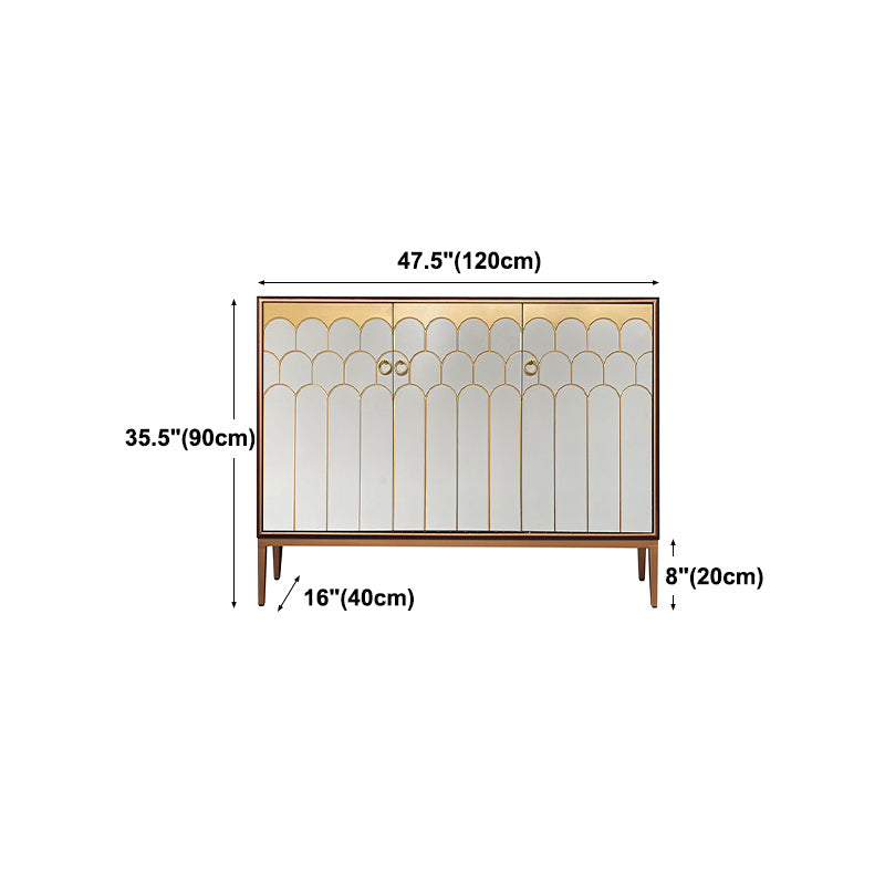 Server glam in legno top cucina server a buffet per soggiorno per soggiorno