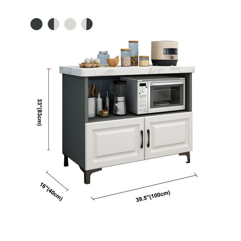 Server per sala da pranzo in marmo moderno in marmo con 2/3 porte