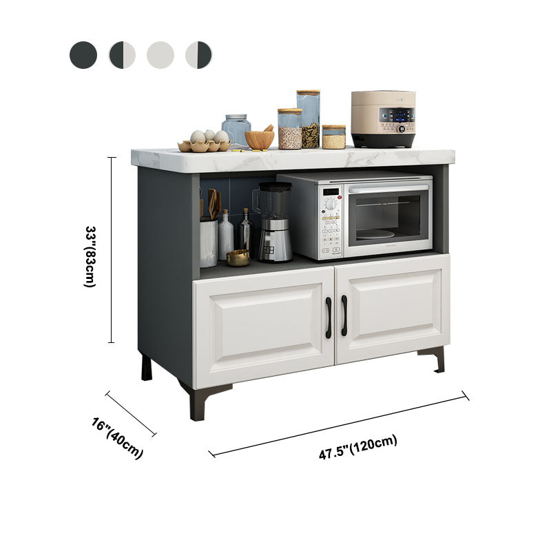 Server per sala da pranzo in marmo moderno in marmo con 2/3 porte