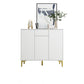 Glam Style Sideboard White Wooden Buffet Stand for Dining Room https: res.litfad.com site img item 2022 08 04 5494685 1200x1200.jpg Clearhalo 'buffet_sideboard' 'Buffets & Sideboards' 'furn' 'furn_buffet_sideboard' 'Furniture' 'Kitchen & Dining Furniture' 5494685