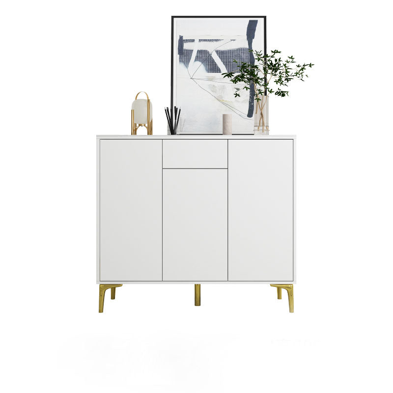 Glam Style Sideboard White Wooden Buffet Stand for Dining Room https: res.litfad.com site img item 2022 08 17 5494687 1200x1200.jpg Clearhalo 'buffet_sideboard' 'Buffets & Sideboards' 'furn' 'furn_buffet_sideboard' 'Furniture' 'Kitchen & Dining Furniture' 5494687