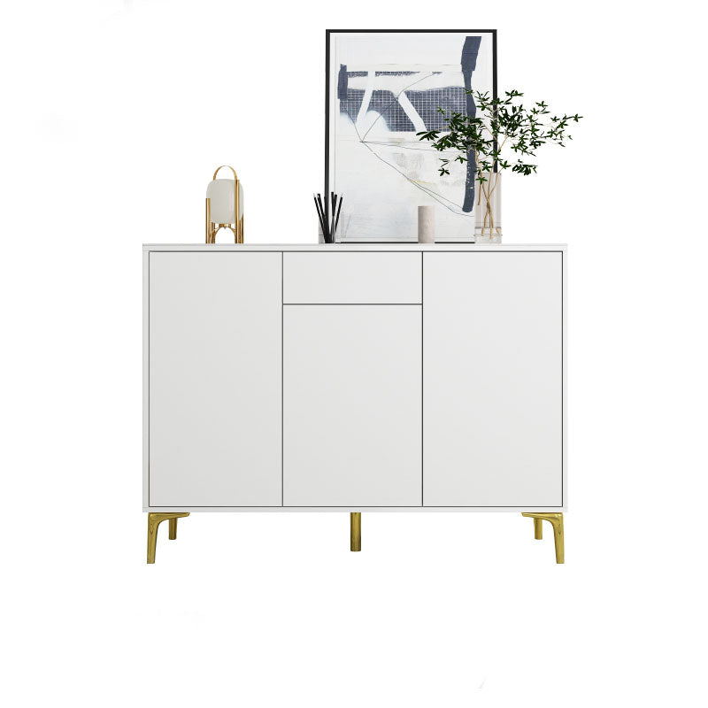 Glam Style Sideboard White Wooden Buffet Stand for Dining Room https: res.litfad.com site img item 2022 08 29 5494690 1200x1200.jpg Clearhalo 'buffet_sideboard' 'Buffets & Sideboards' 'furn' 'furn_buffet_sideboard' 'Furniture' 'Kitchen & Dining Furniture' 5494690