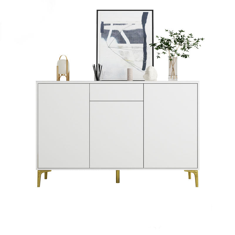 Glam Style Sideboard White Wooden Buffet Stand for Dining Room https: res.litfad.com site img item 2022 08 17 5494696 1200x1200.jpg Clearhalo 'buffet_sideboard' 'Buffets & Sideboards' 'furn' 'furn_buffet_sideboard' 'Furniture' 'Kitchen & Dining Furniture' 5494696