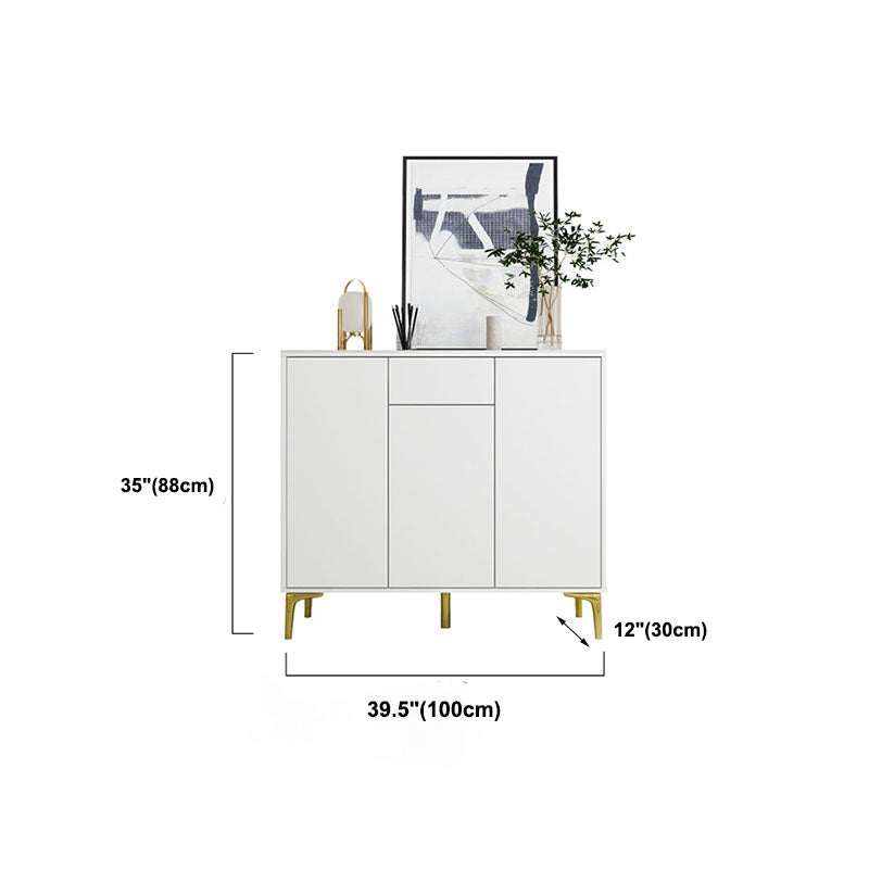 Glam Style Sideboard White Wooden Buffet Stand for Dining Room Clearhalo 'buffet_sideboard' 'Buffets & Sideboards' 'furn' 'furn_buffet_sideboard' 'Furniture' 'Kitchen & Dining Furniture' 5494710