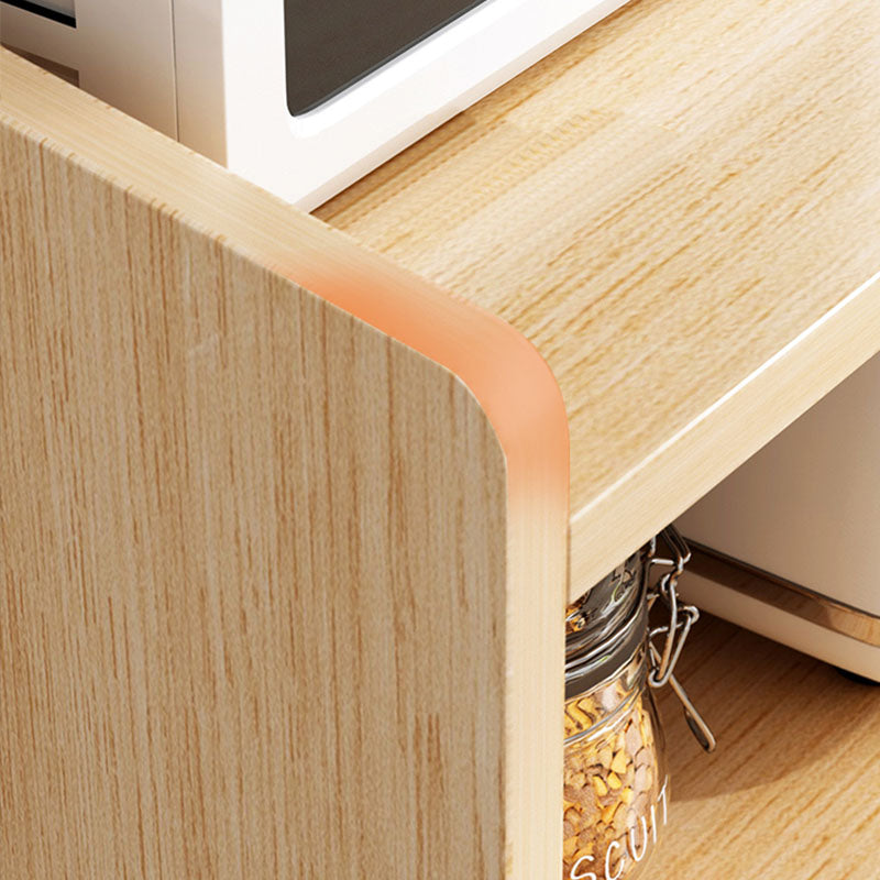 Server da pranzo in legno bianco in stile moderno con cassetti e porte