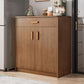 Modern Style Sideboard Wooden Dining Server with Drawer and Doors