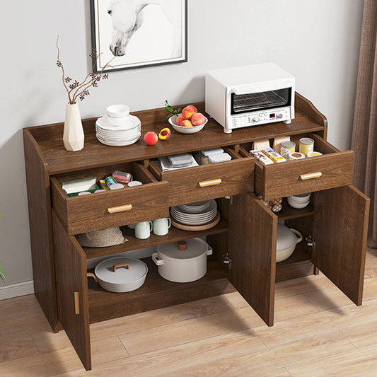 Server da pranzo in legno in stile moderno con cassetto e porte