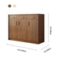 Modern Style Sideboard Wooden Dining Server with Drawer and Doors