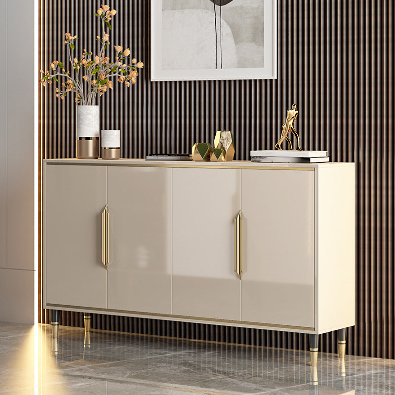 Sideboard Sideboard in stile glam beige con porte per soggiorno