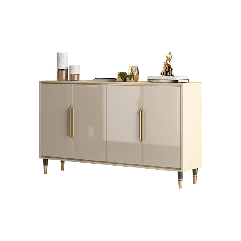 Sideboard Sideboard in stile glam beige con porte per soggiorno