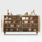 Sideboard Sideboard in stile glam beige con porte per soggiorno