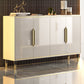 Sideboard Sideboard in stile glam beige con porte per soggiorno