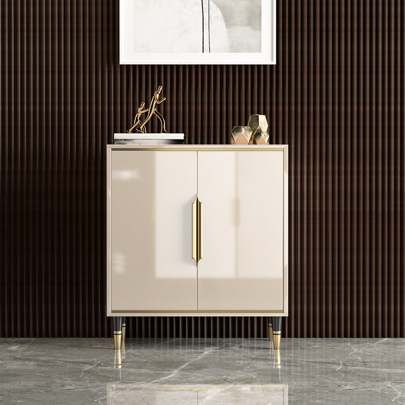 Sideboard Sideboard in stile glam beige con porte per soggiorno