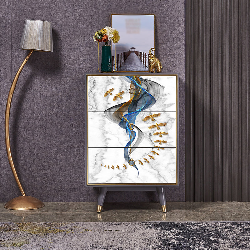 Birch Wood Wohnzimmer Sideboardschrank moderner Buffet -Serverschrank mit Schubladen