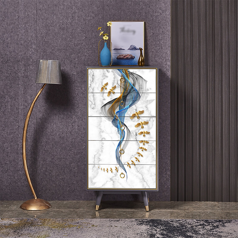 Birch Wood Wohnzimmer Sideboardschrank moderner Buffet -Serverschrank mit Schubladen