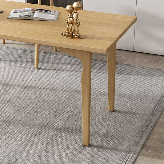 Modern Writing Desk Rectangular Solid Wood Office Desk for Home Clearhalo 'furn' 'furn_office_desk' 'Furniture' 'Office Desks' 'Office Furniture' 'office_desk' 5495029