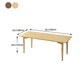 Modern Writing Desk Rectangular Solid Wood Office Desk for Home Clearhalo 'furn' 'furn_office_desk' 'Furniture' 'Office Desks' 'Office Furniture' 'office_desk' 5495036