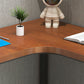 Solid Pinewood Home Writing Table Industrial L-Shape Office Table Clearhalo 'furn' 'furn_office_desk' 'Furniture' 'Office Desks' 'Office Furniture' 'office_desk' 5495145