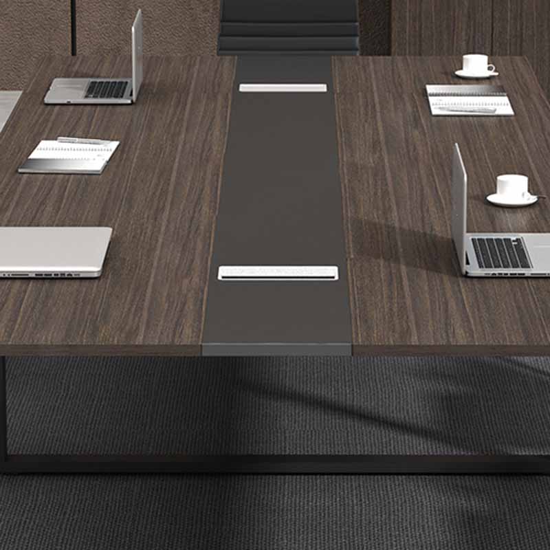 Scrivania in legno in stile industriale scrivania in metallo per ufficio