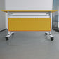 Modern Folding Office Desk Yellow Manufactured Wood Rectangular Desk Clearhalo 'furn' 'furn_office_desk' 'Furniture' 'Office Desks' 'Office Furniture' 'office_desk' 5495436