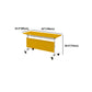 Modern Folding Office Desk Yellow Manufactured Wood Rectangular Desk Clearhalo 'furn' 'furn_office_desk' 'Furniture' 'Office Desks' 'Office Furniture' 'office_desk' 5495450