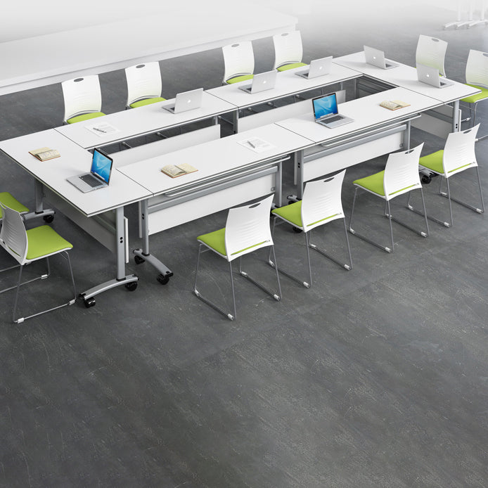 Modern Style Manufactured Wood Office Desk Rectangular Desk with Wheels Clearhalo 'furn' 'furn_office_desk' 'Furniture' 'Office Desks' 'Office Furniture' 'office_desk' 5495461