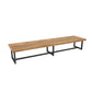 Rectangle Office Working Table Industrial Meeting Desk with Trestle Base