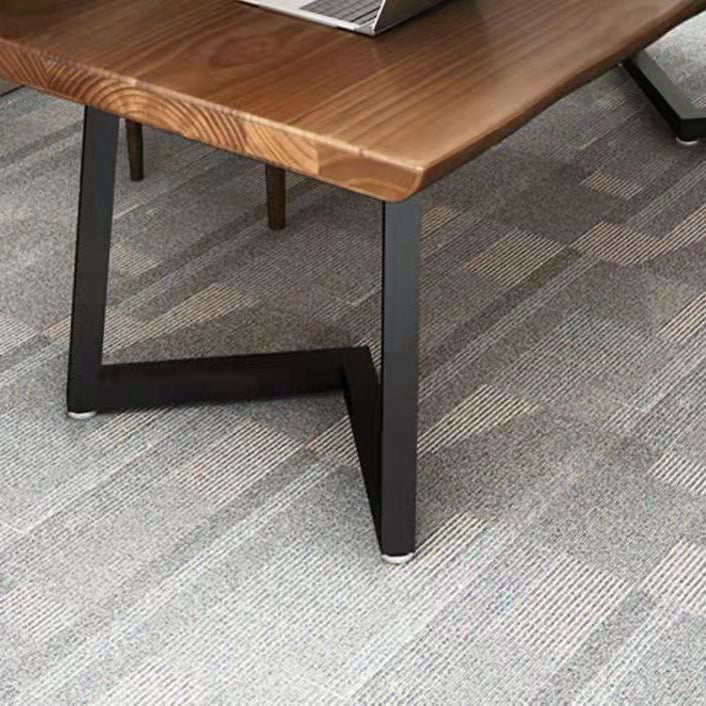 Table d'écriture de maison en bois massif bourse de couleur en bois industriel