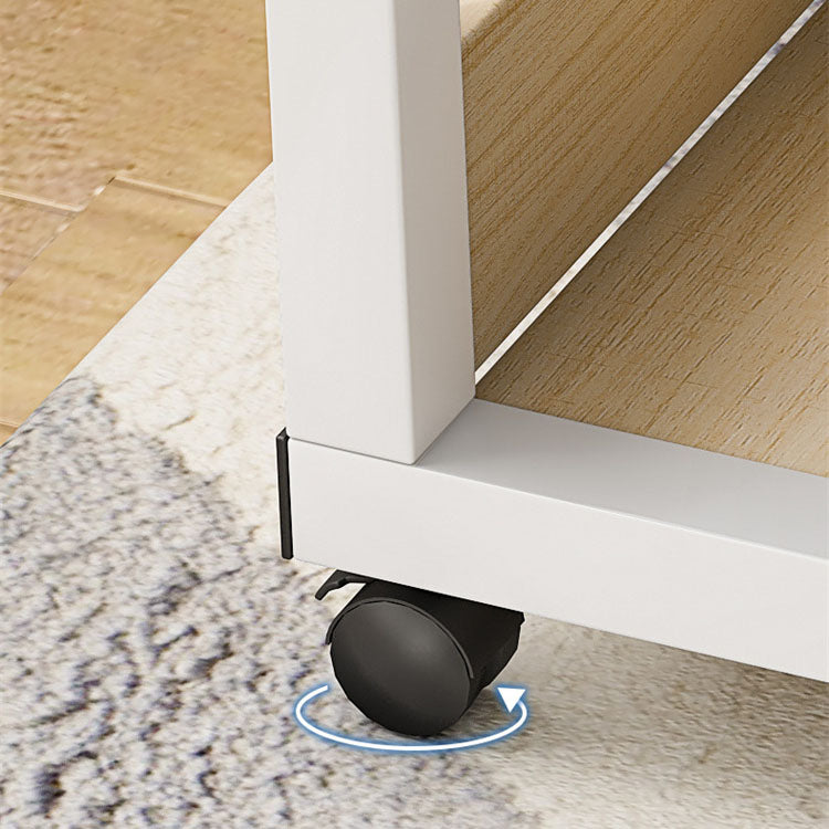 Bureau d'écriture rectangulaire en bois fabriqué Bureau réglable, 31,5 "L x 17,7" W