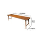 Rectangular Home Writing Desk Solid Wood H-Shape Office Desk