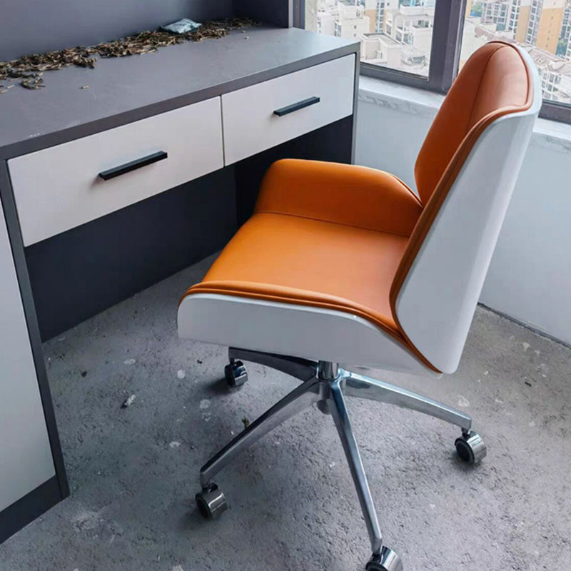Zeitgenössischer ergonomischer Konferenzstuhl für Faux Leder Office Stuhl für Home Office
