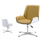 Modern Middle Back Chair Ergonomic Adjustable Seat Height Leather Chair