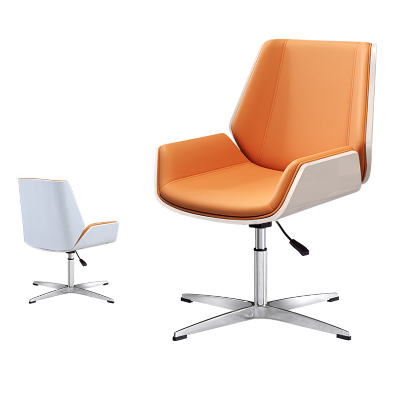 Moderne middelste rugstoel ergonomisch verstelbare stoelhoogte leerstoel