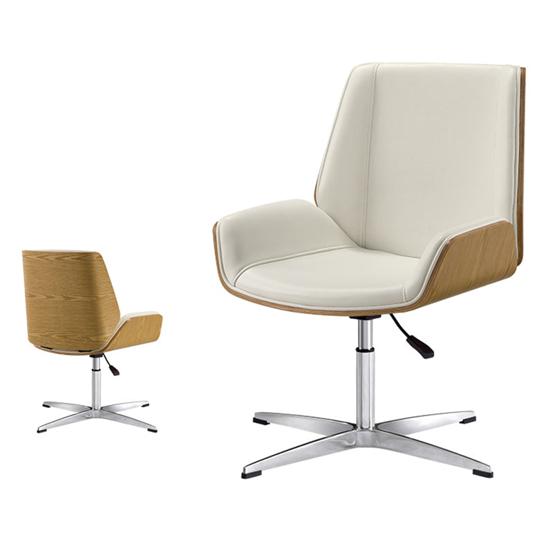 Moderne middelste rugstoel ergonomisch verstelbare stoelhoogte leerstoel