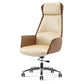 Modern Leather Executive Chair verstelbare Swivel Ergonomic Burea -stoel