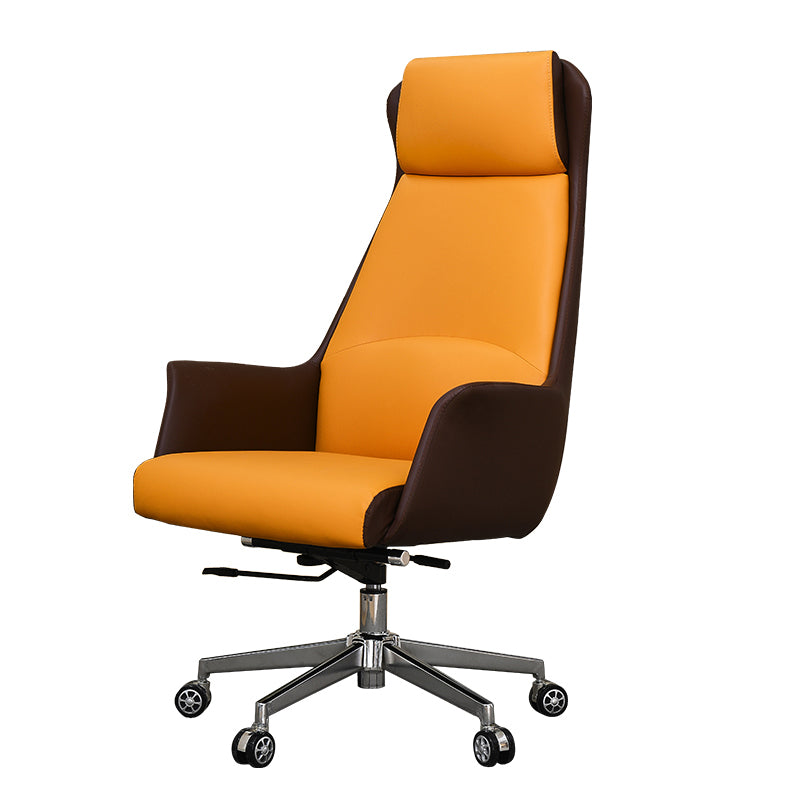 Moderner Leather Executive Chair Verstellbarer schwenkbarer Ergonomic Office Stuhl