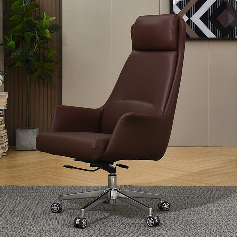Moderner Leather Executive Chair Verstellbarer schwenkbarer Ergonomic Office Stuhl