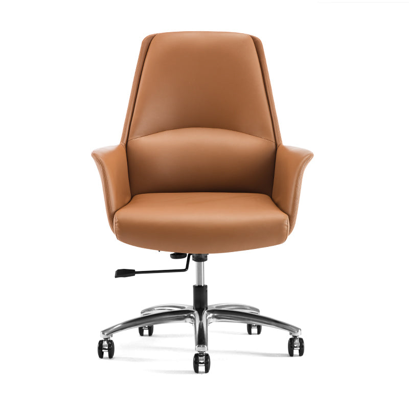 Modern Leather Executive Chair verstelbare Swivel Ergonomic Burea -stoel