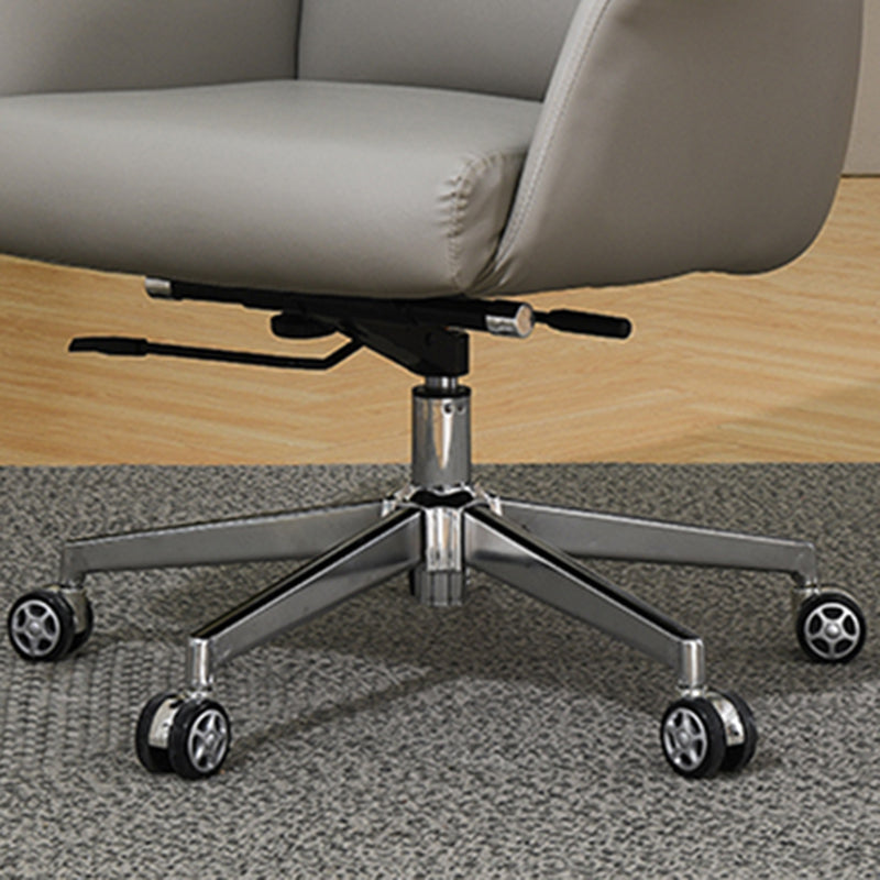 Modern Leather Executive Chair verstelbare Swivel Ergonomic Burea -stoel